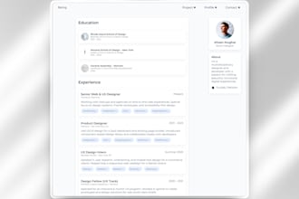 do framer website designing, landing page, theme and framer fix