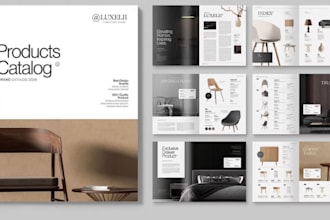 design professional product catalog lookbook sellsheet magazine brochure booklet
