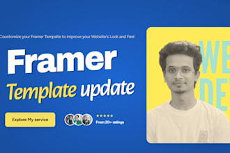 edit your framer website template professionally