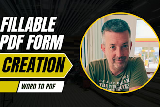 convert your word document into a fillable PDF form with editable fields