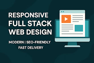 be your full stack web developer for any kind of website