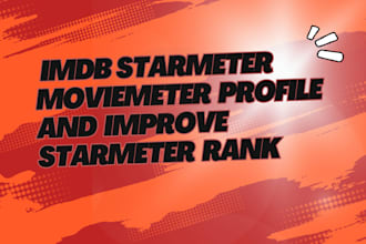 promote your imdb starmeter moviemeter profile and improve starmeter rank