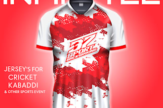 sports jersey designs for cricket , football , kabbaddi