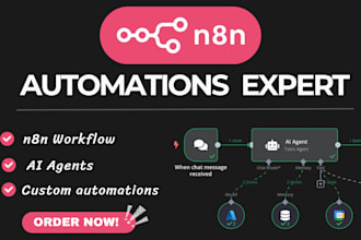 build custom n8n automation workflows and n8n ai agent