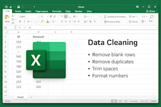 clean, format, merge and split excel data