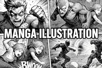 draw anime manga page manga panel comic strip storyboard comic book art