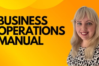 write the operations manual for your business or franchise