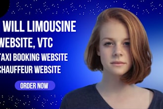 limousine website vtc taxi booking website chauffeur website