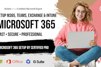 expertly set up microsoft 365, teams, exchange online  intune