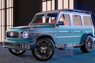 3d modeling car high quality