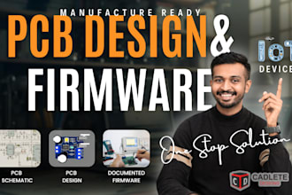 pcb design, schematics, and firmware development