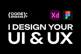 design modern UI UX for your website, mobile, and game apps