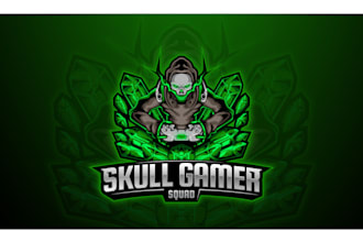 design an epic gaming logo for your youtube or twitch channel