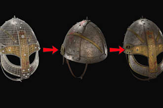 sculpt 3d mask 3d helmet 3d cosplay armour 3d model mask for 3d printing