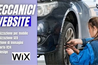 make a mechanic workshop website that attracts more clients
