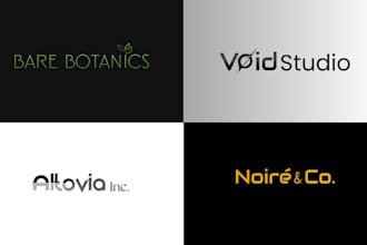 design a minimalist text based logo