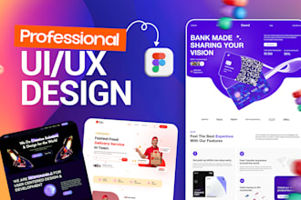 design figma website UI and landing page design