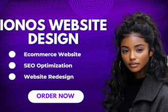 l design ionos website ecommerce godaddy bluehost landing page hostinger
