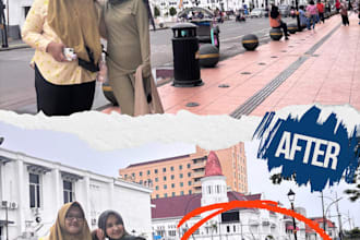professionally remove unwanted objects or people from your photos