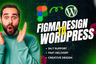 convert your figma to wordpress using elementor with responsive design