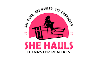 design hauls dumpster rentals logo