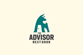 do modern business logo design with copyrights