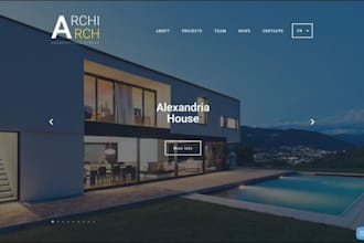 build contractor, construction, roofing, architecture, real estate website