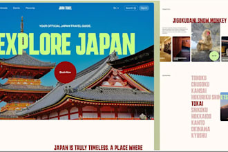 design wix travel website tour tourism website travel agency website