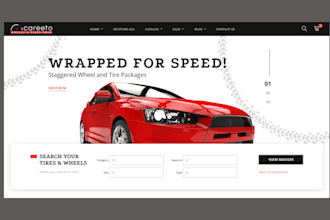 design profitable autopart shopify store car part wheel dropshipping store