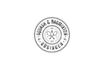 design exceptional squash badminton logo