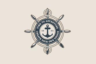 create exclusive and marvelous anchor  logo design