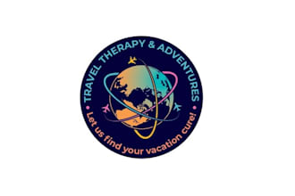 design exclusive pictorial travel agency logo