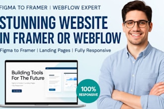 design and develop webflow website fix webflow figma to webflow webflow expert