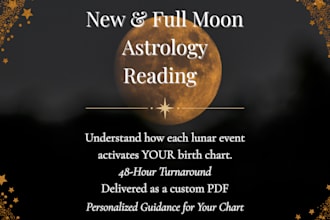 give you a new or full moon astrology reading