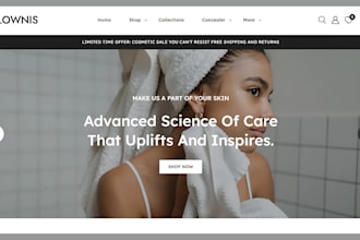 build skincare website skincare shopify store skincare shopify beauty website