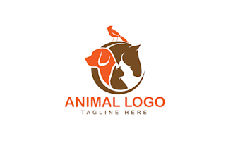 create graceful and fantastic animal logo design