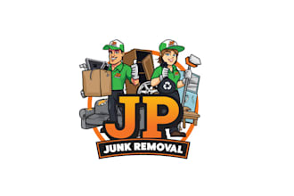 design top quality junk removal business logo