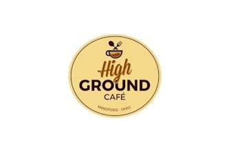 design greatest rustic vintage style cafe logo