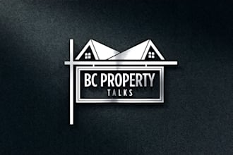create real estate construction property mortgage logo or graphics design