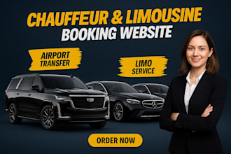 create limousine, chauffeur and taxi booking website