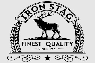 do modern rustic logo design for you