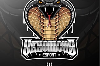 design a unique snake logo