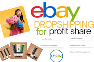 create and manage ebay dropshipping store for profit share