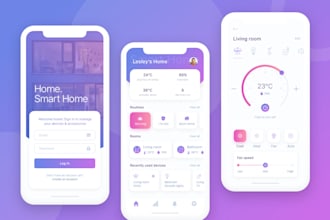 design mobile apps, UX UI design, mockups and prototypes in figma