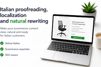 proofread localize and rewrite your italian ecommerce content