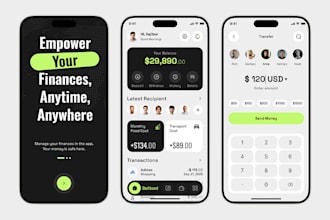 develop fintech app money transfer app neobank app wallet app p2p app bnpl app