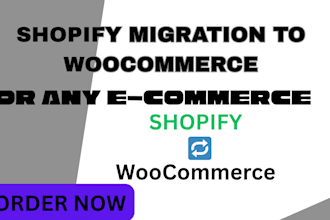 migrate your store from woocommerce to shopify or shopify to ecommerce switch