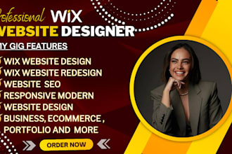 do wix website design, wix website redesign or wix studio website