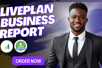 create a liveplan business financial forecast, business proposal with liveplan,