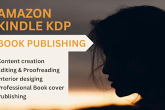 write, format and publish book on amazon KDP